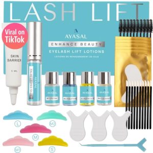 Lash Lift Kit, Professional Eyelash Perm, Curler, Salon & Home Use, High-Quality Ingredients