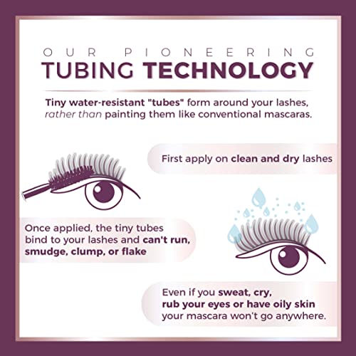 Blinc Tubing Mascara Original Dark Brown 6g - Water-Resistant, Longwear - Image 4
