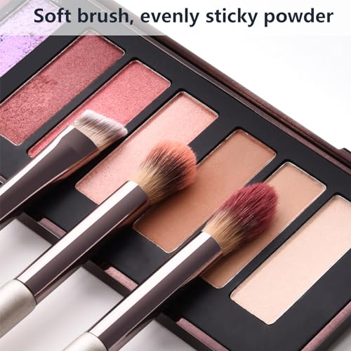 14Pcs Makeup Brush & Makeup 8 Pcs Powder Puff Set Professional Face Powder Eye Makeup Brushes for Women ECOMAID - Image 4
