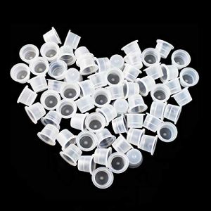 Wormhole Tattoo Ink Caps for Tattooing Mixed Tattoo Ink Cups Disposable Pigment Cups #9 Small #13 Medium #16 Large