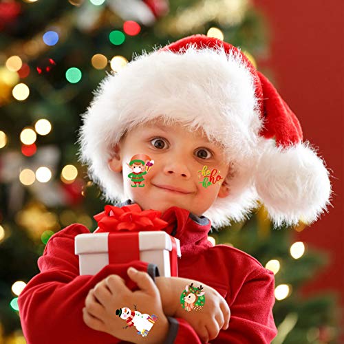 Konsait Christmas Temporary Tattoos for Kids Stocking Stuffers - Image 2