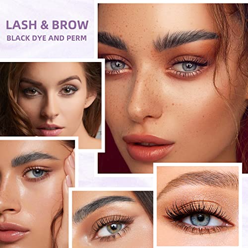Lash Lift and Tint Kit, PERMANIA 4 IN 1 Kit, Curling and Lifting Eyelashes, Long-Lasting 6-8 Weeks - Image 4