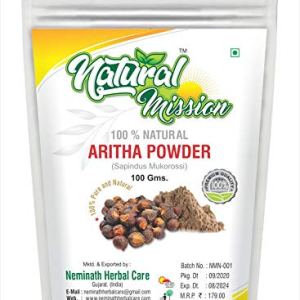 Aritha Powder For Hair Care (100g) - Natural & Chemical-Free