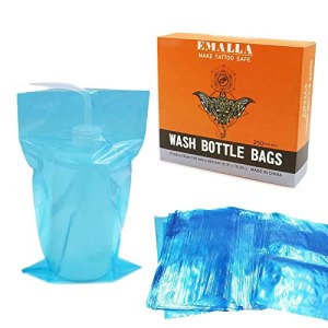 Tattoo Wash Bottle Bags - SOTICA 250PCS Tattoo Bottle Covers Sleeves Blue