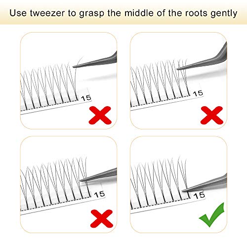Lash Extension Kit 280Pcs Individual Lashes with Various Styles for DIY - Image 22