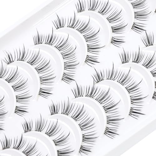 EMEDA 10 Pairs 3D False Eyelashes Natural Look Lightweight Reusable - Image 47