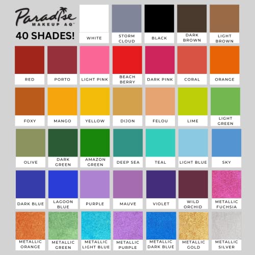 Mehron Paradise Face and Body Paint - 1.4 oz Pro Size, Professional Quality - Image 3