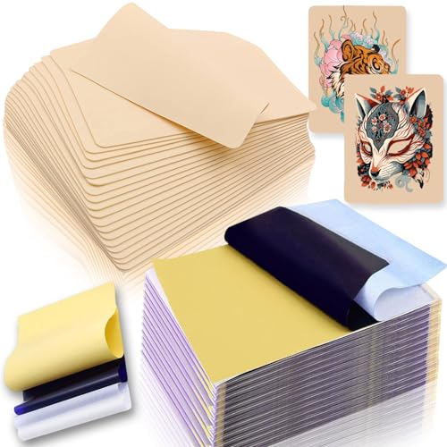CINRA Tattoo Practice Skin with Transfer Paper, 30PCS Tattoo Fake Skin Kit - Image 5