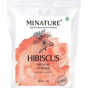 Mi Nature Hibiscus Powder | Pure & Natural | Hair & Skin | 114g/4oz
