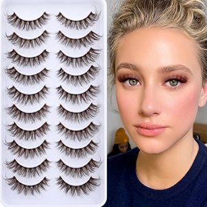 Ruairie Brown Lashes 14MM Cat Eye Natural Lashes