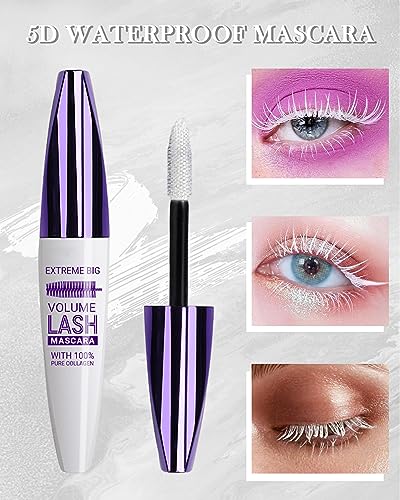 5D Silk Fiber Mascara Brown Waterproof 10ml - Image 7