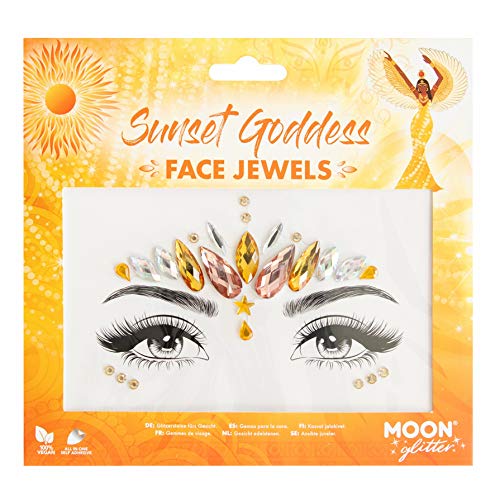 Moon Glitter Festival Face Body Gems - Rhinestone Crystal Make up Eye Glitter Stickers - Image 7