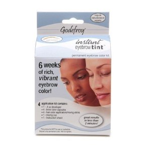 Godefroy Light Brown Eyebrow Tint Kit, Permanent Color for Defined Brows
