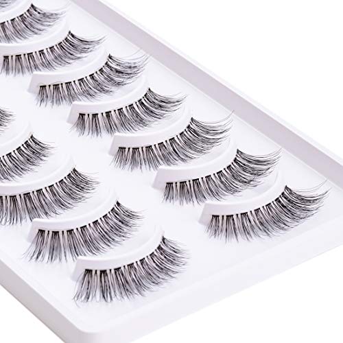 EMEDA 10 Pairs 3D False Eyelashes Natural Look Lightweight Reusable - Image 58