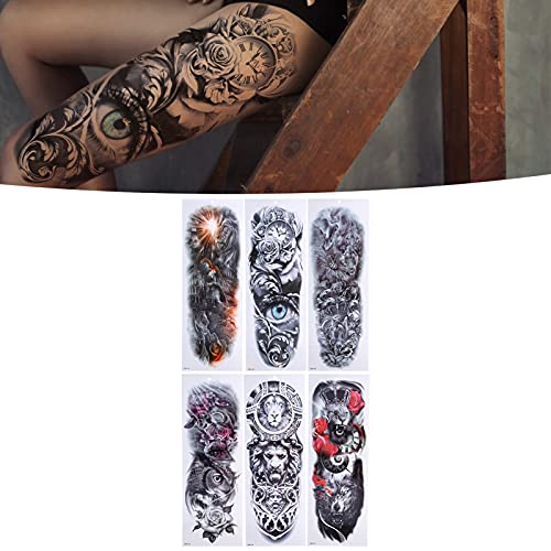 Full Arm Fake Tattoo, Waterproof, Daily Use for Women, Men - Image 2