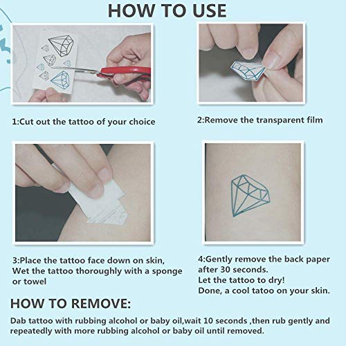 Butterfly Temporary Tattoos for Women Waterproof Sexy Body Stickers 6cmx10.5cm - Image 3