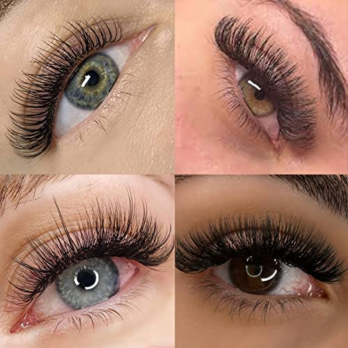 Easy Fan Volume Eyelash Extension (0.07 D, mix 8-15mm) Self Fanning Russian Mega, Black DF touchjoy 1 count - Image 4