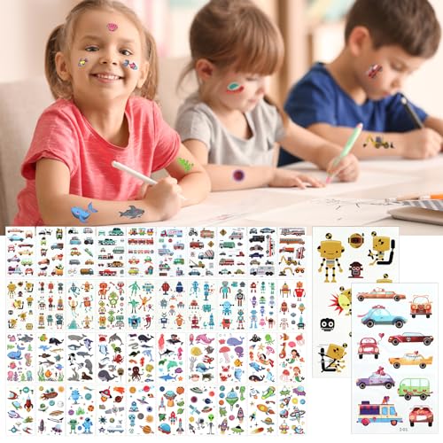 Tattoo Stickers for Kids Temporary Tattoos Waterproof Party Favors 400pcs - Image 4