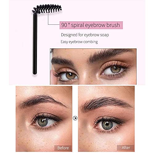 Eyebrow Soap Kit, 4D Brows Gel Long Lasting Eyebrow Setting Gel Waterproof Eyebrow Makeup - Image 2