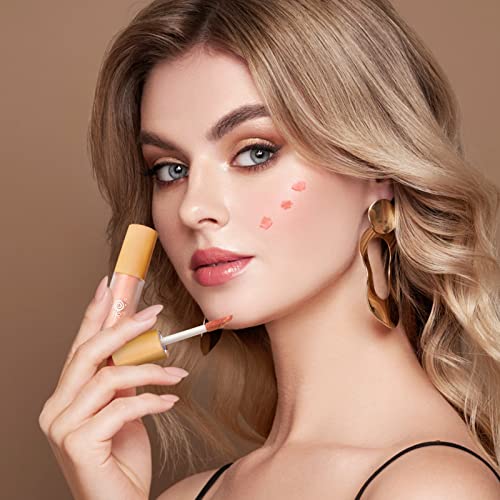 Anglicolor Matte Liquid Blush, High Pigment Cream Blush, 2pc #03 - Image 2