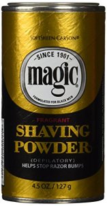 Magic Shaving Powder Gold 4.5oz Razorless Shave Fragrant Lasts 4 Days