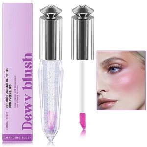 Color Changing Blush, Long-Lasting Moisturizing Rouge, Magic Tinted Balm for Women