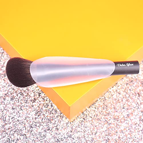 Vela.Yue Angled Blush Brush Face Powder Blusher Bronzer Highlight Contour Makeup Brush 1 Count - Image 4