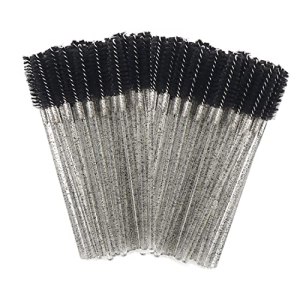 500 Pack Multicolor Disposable Mascara Wands Eyelash Brush