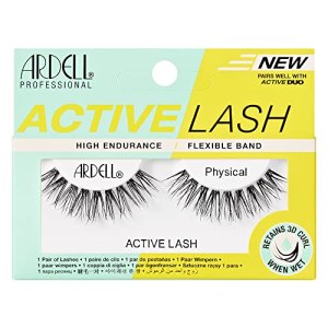 Ardell Active Lash Physical Ardell 1 Count Medium Length Black False Lashes