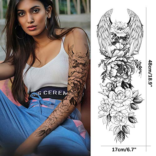 Arm Temporary Tattoos For Men Women(12 SHEETS) - Image 9