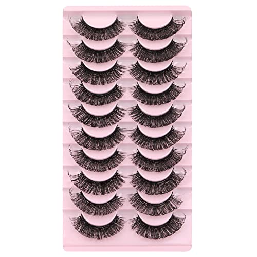 Newcally Wispy Natural False Eyelashes 10 Pairs Multipack - Image 12