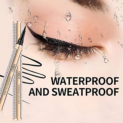 Joyeee 4D Silk Fiber Mascara & Liquid Eyeliner Set, Waterproof, Long-Lasting, Smudge-Proof, Black, Easy to Use - Image 10