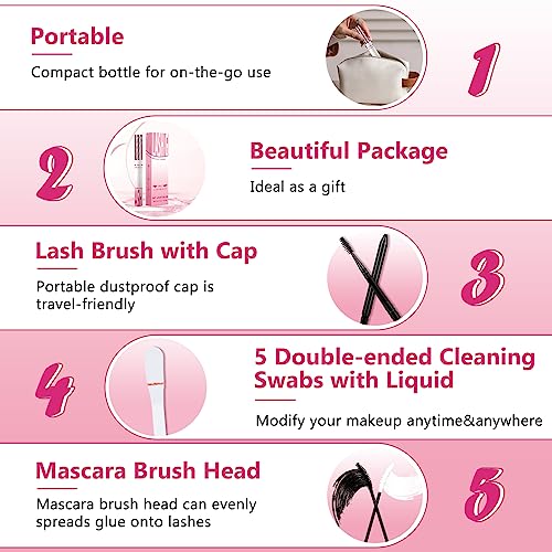 Lash Extension Kit 280Pcs Individual Lashes with Various Styles for DIY - Image 75