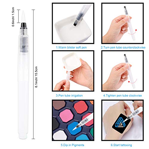 Konsait 291pcs Temporary Tattoos Stencils, 20 Sheets Body Art Stencil Pack for Glitter Tattoo Kit - Image 4