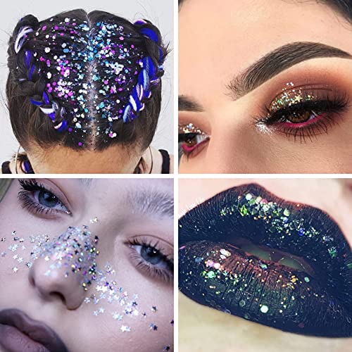UCANBE Pro Glitter Eyeshadow Palette - 16 Colors Ultra Shimmer - Image 3