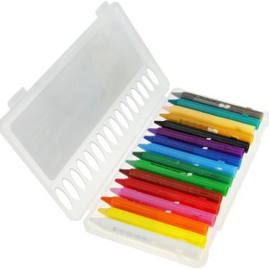 DMZK 16 Colors Non-Toxic & Washable Face Paint Crayons with Storage Box