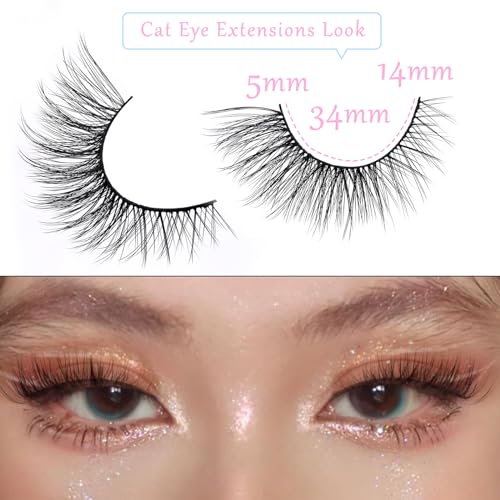 EMEDA 10 Pairs 3D False Eyelashes Natural Look Lightweight Reusable - Image 61