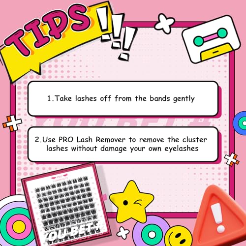 Lash Extension Kit 280Pcs Individual Lashes with Various Styles for DIY - Image 48