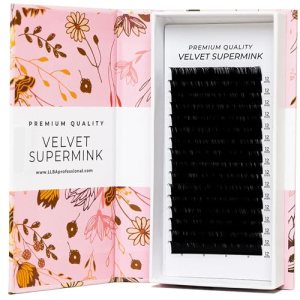 LLBA Super Mink Eyelashes Extensions - Multi Selections 0.03 to 0.2, C CC D Curl, 7-15mm Length