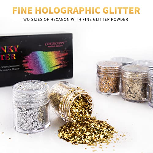 Ultra-thin Colorful Glitter Makeup Sequins - 8 Boxes - Image 3