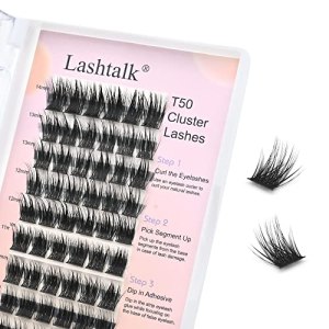 Lash Clusters Mega Volume Mink False Eyelashes 60 Count Tray 8mm-14mm