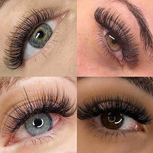 Easy Fan Volume Eyelash Extension (0.07 D, mix 8-15mm) Self Fanning Russian Mega, Black DF touchjoy 1 count - Image 6