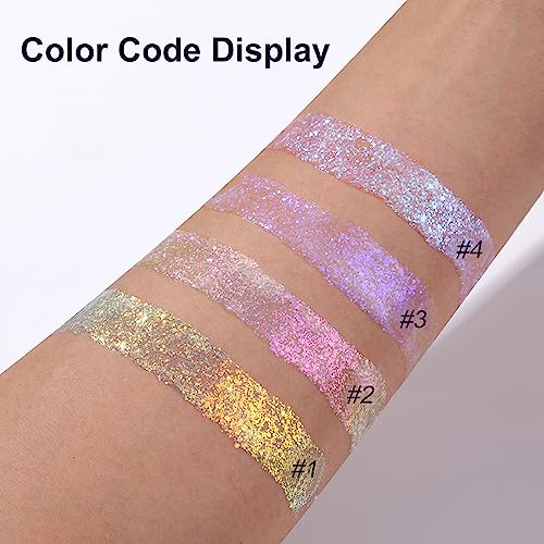 Mesmerizing Holographic Shine Body Glitter Gel 4# Blue - Image 2