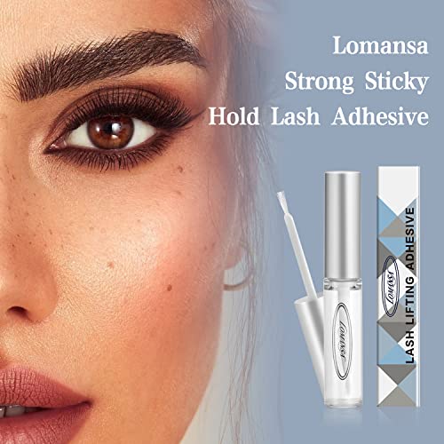 Lomansa Lash Lift Glue 2pcs, Eyelash Lifting Adhesive Perming Rod Strong Fix Glue for Lashes and Brows Curl 0.16 Fl Oz (Pack of 2) - Image 9