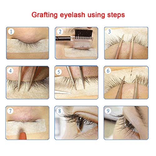Eyelash Training Kit for Mannequin Head, 70 Pairs Eyelash Strips - Image 3