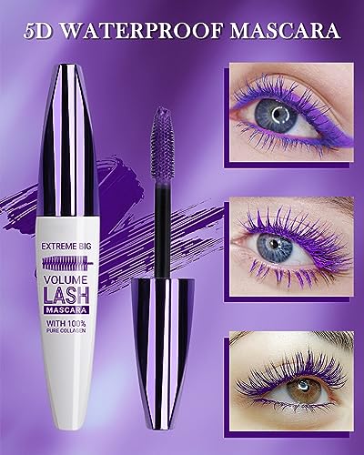 5D Silk Fiber Mascara Brown Waterproof 10ml - Image 5