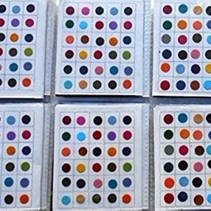 Assorted Multi Color and Multi Size Indian Daily Use Forehead Bindi Round Dot Tattoo Body Art Sticker ATCUSA