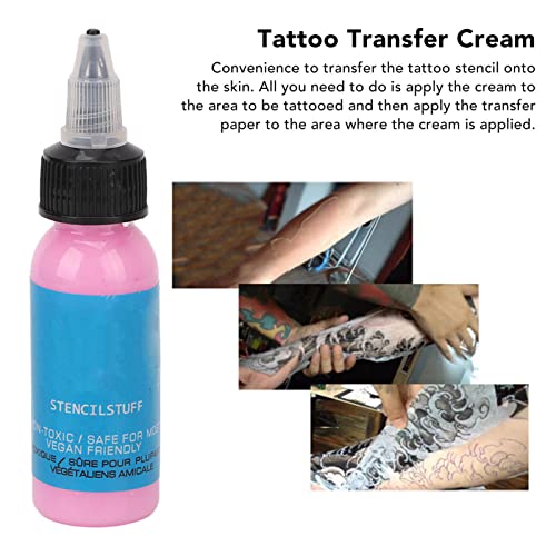 Tattoo Transfer Cream, Stencil Gel, Fast Print, Moisturizing, Skin Nourishing, for Tattoo Art (30ml) - Image 3