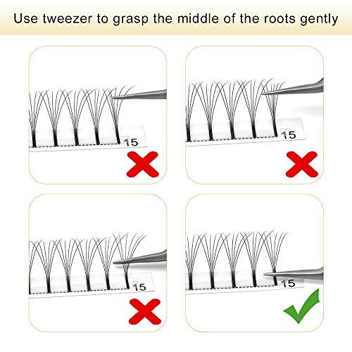 Lash Extension Kit 280Pcs Individual Lashes with Various Styles for DIY - Image 25