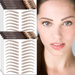 Eyebrow Tattoo 99 Pairs Waterproof Brown Eyebrow Stickers
